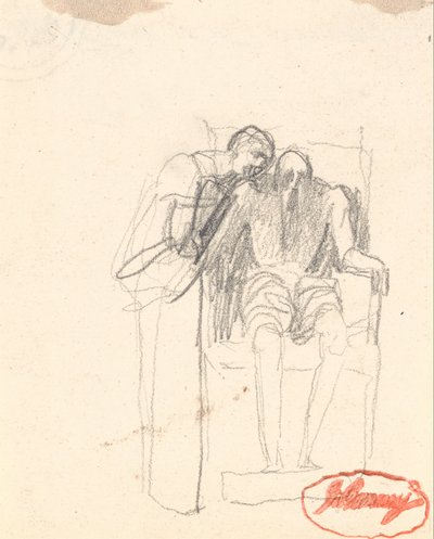 Possibly Two Figures from Old Age by George Romney